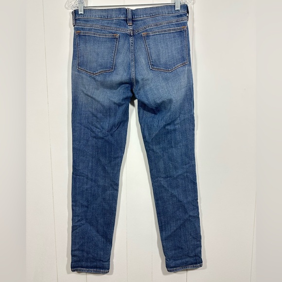 J Crew Size 28 Women's Skinny Stretch Mid Rise Denim Blue Jeans Style 02643 - Picture 4 of 11